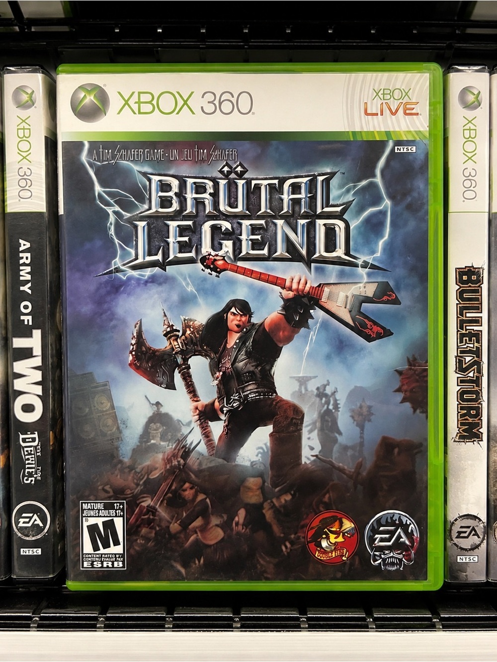 Brutal Legend Xbox 360 Complete CIB Like New Disc & Manual EA Tim Schafer